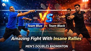 Amazing Fight With Insane Rallies🏸Men's Doubles #badminton #match #video #smash #drop #rally #sports