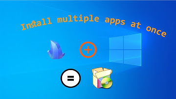 [TUTORIAL] How to install multiple (Windows) applications at once [NINITE]