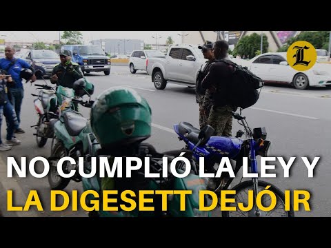 El guardia que no cumplió la ley y que la Digesett dejó ir