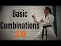 Karate workout: basic combinations