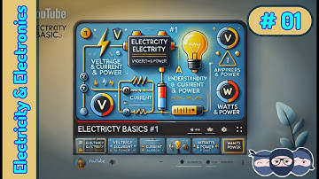 Basics of Electricity and Electronics 01: Understanding Voltage, Current & Power