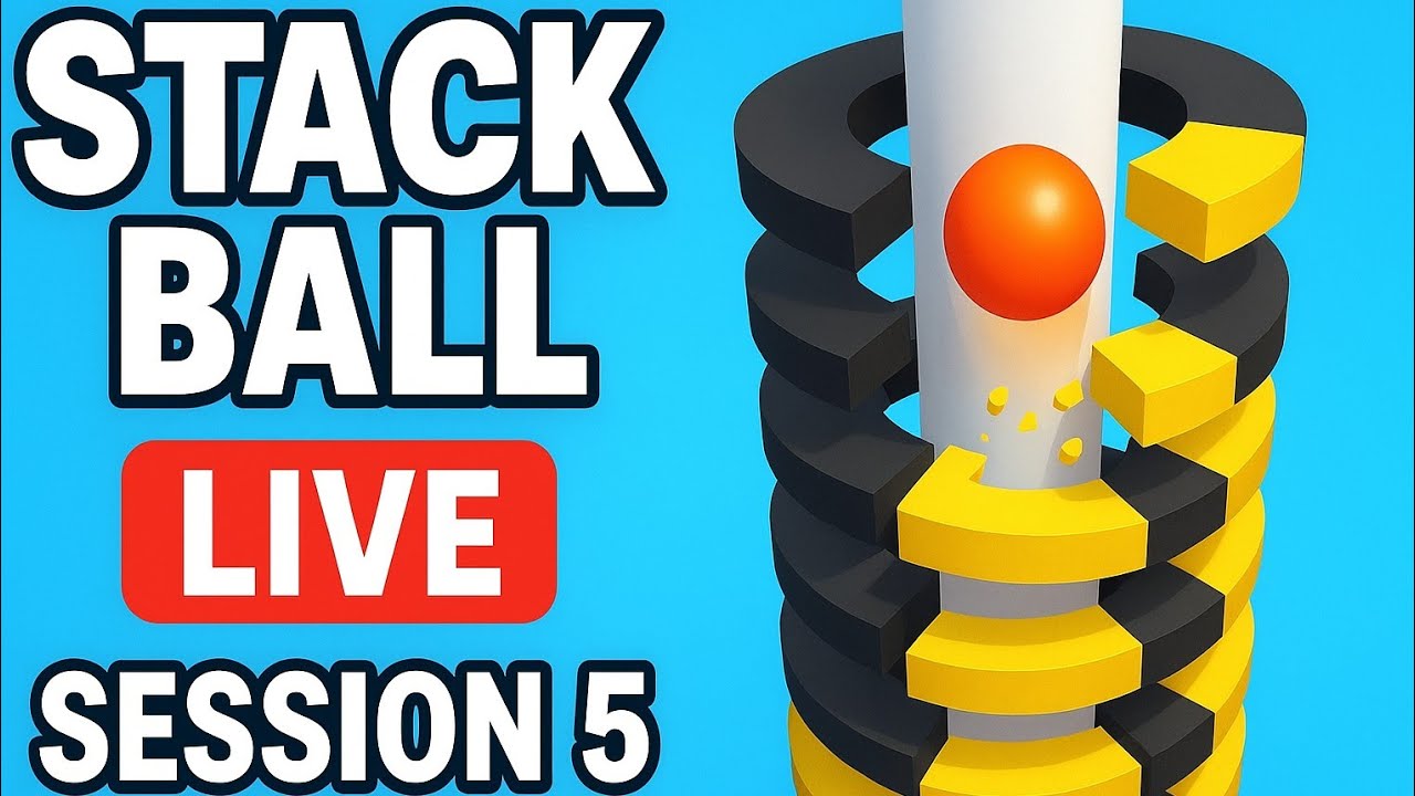 🎮 Stack Ball Live | Session 5 🔴 - YouTube