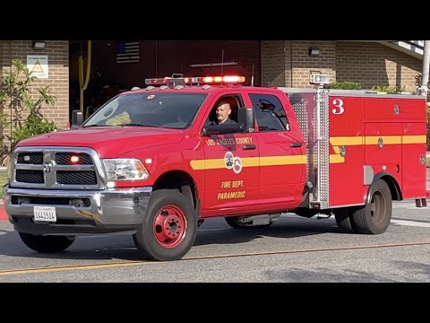 LACoFD Squad 3 Responding Code 3