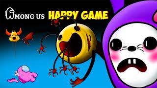 어몽어스 VS HAPPY GAME - Crew Among Us Funny Animation