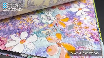 Máy in vải cuộn ATEXCO EcoPrint: Giải pháp in họa tiết lên vải hiệu quả