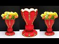 Ide Kreatif Vas Bunga dari Botol Plastik Bekas | Plastic bottle flower vase DIY Ideas