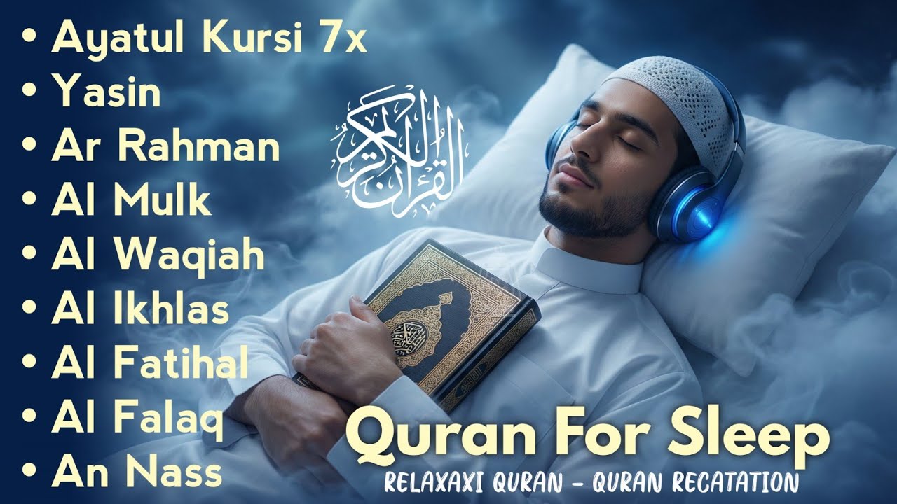 Powerful Quran Recitation for Night | Ayatul Kursi, Yasin, Alkahfi, AlWaqiah, AlMulk by Alaa Aqel