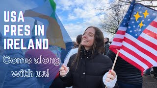 US President Biden’s historic visit to Ireland 🇮🇪 | twin travel vlog