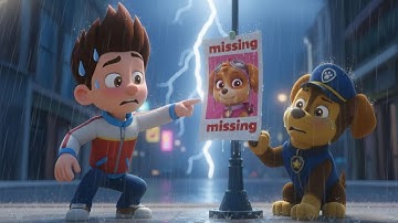Oh NO! SKYE is MISSING?! Can RYDER & CHASE Find Him?! | Paw Patrol 3D Animation | Rainbow 3