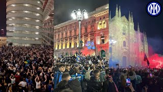 Crazy Scenes In Milan As Inter Fans Celebrate Reaching The Champions League Final After Win Vs Milan