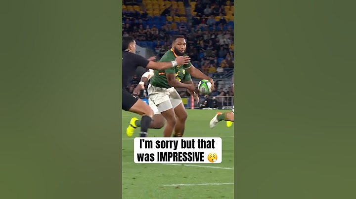 The BIGGEST respect for our rugby rivals the Springboks 💪 #behindthebackpass
