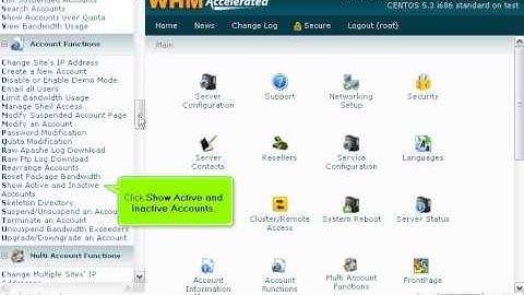 How to fix an inactive account in WHM - WHM Tutorials