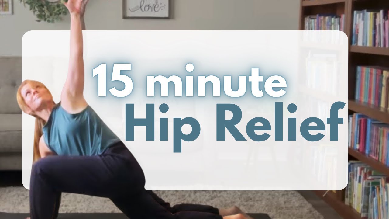 15-Minute Hip Opening Yoga Flow | Release Tight Hips & Feel Amazing ...