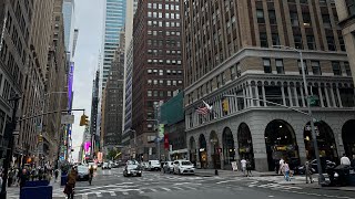 New York City walking, 7th avenue to Times Square while raining (May 27th, 2024)