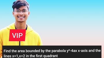 Find the area bounded by the parabola y²-4ax x-axis and the lines x=1,x=2 in the first quadrant