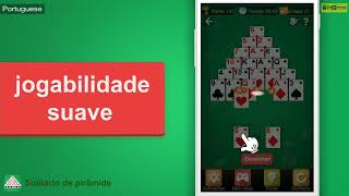 Jogar Pyramid Solitaire | Jogo de cartas | Pyramid Solitaire - Portuguese screenshot 2