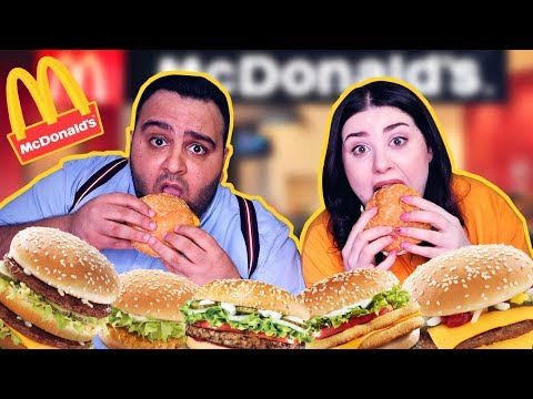 MCDONALDS'TAKİ TÜM MENÜLERİ YEDİK! MUKBANG ft. ELİF YALÇIN