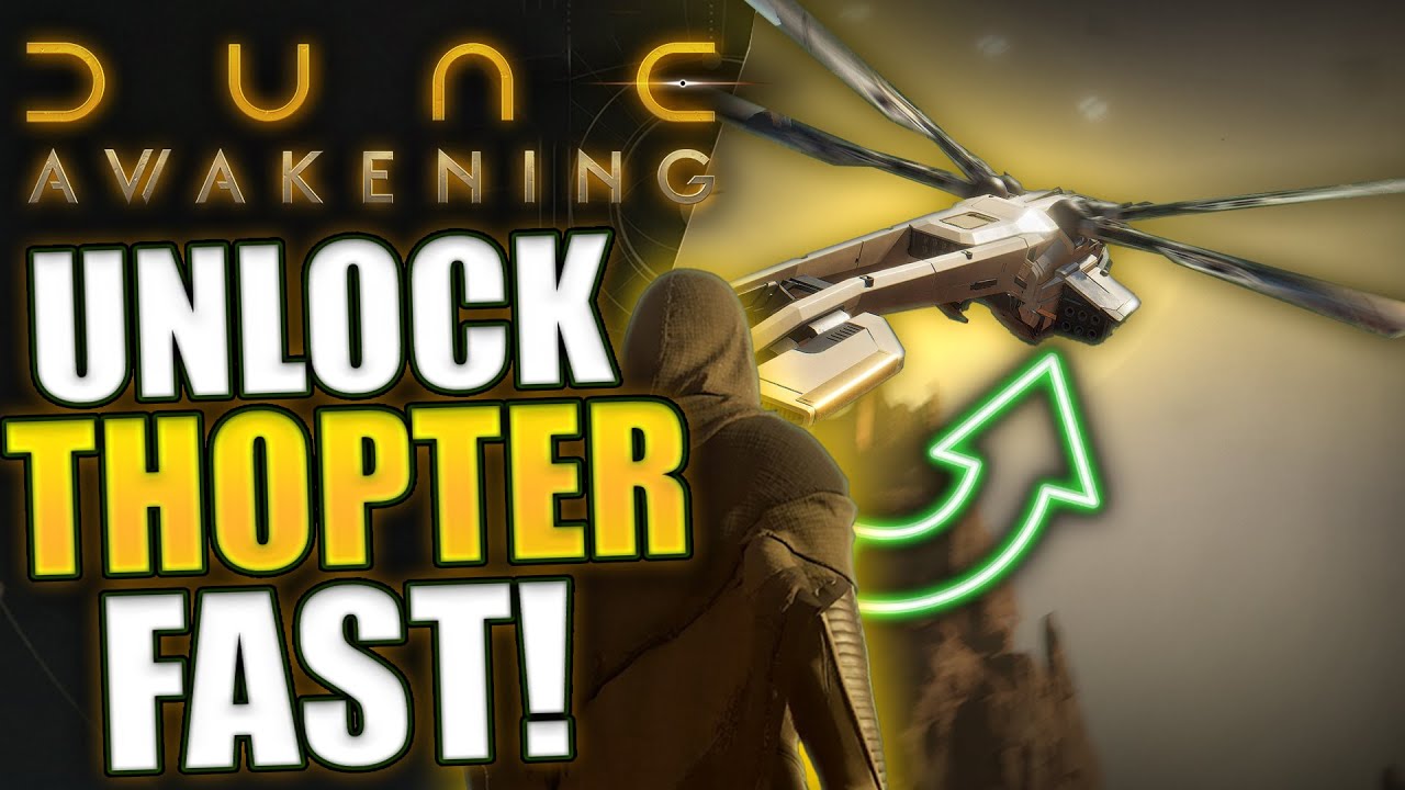 Станьте ПЕРВЫМ, кто полетит в Dune Awakening! Гайд по скоростному прохождению на орнитоптере!