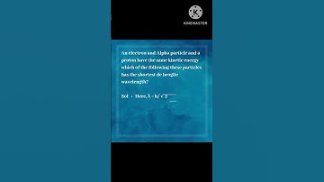 de Broglie wavelength problem