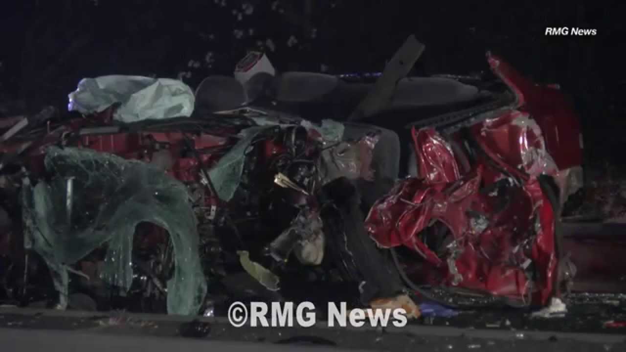 Two people injured in a head-on collision on Pacific Coast Highway in ...