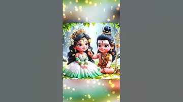 Lord 🕉️Shiva & Parvati DP images | shiv Parvati cute cartoon DP image| Mahadev WhatsApp DP status ||