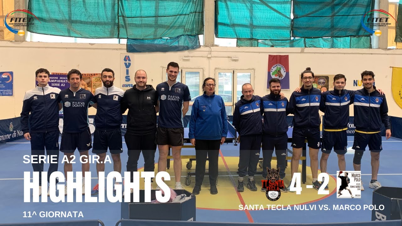Serie A2 Gir.A: Santa Tecla Nulvi vs. 