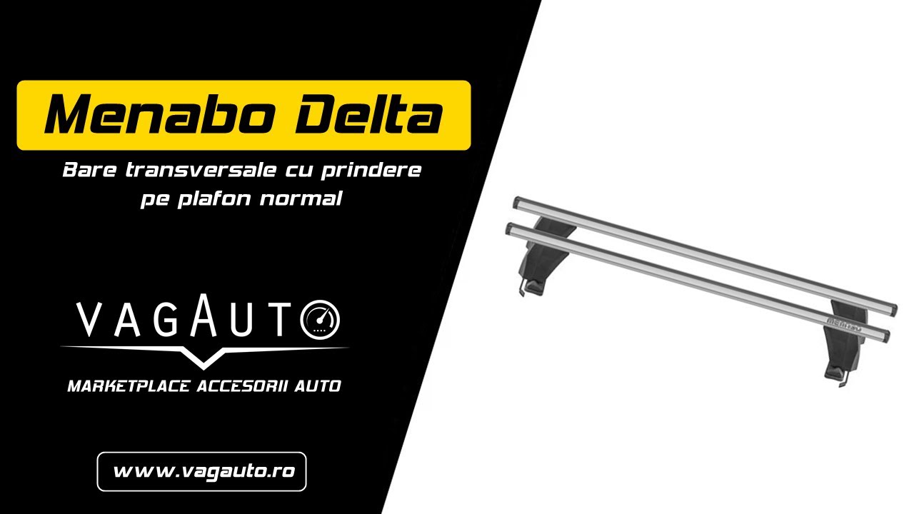 Bare transversale Menabo Delta - tutorial montaj | VagAuto.ro