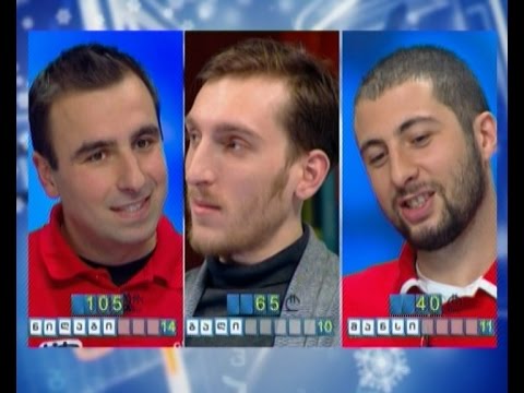 სიტყვების თამაში  კალათბურთელები: გიორგი ცინცაძე, ბექა წივწივაძე და კოტე ტუღუში