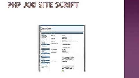 Readymade jobsite script