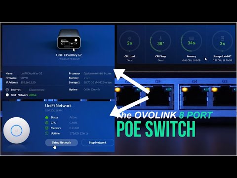 Setting Up Wireless Networks with Unifi | Cloud Key Gen2 | Featuring OVOLINK Poe Switch!