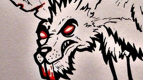 Drawing EASTER KILLER BUNNY