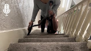 8 Hr Vacuuming Stairs w/ Kenmore for Deep Sleep  ASMR Vacuum Sounds Emitting Soothing Suction Noise