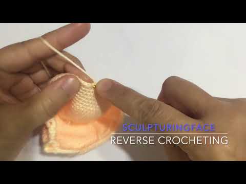 sculpturingface   reverse crocheting