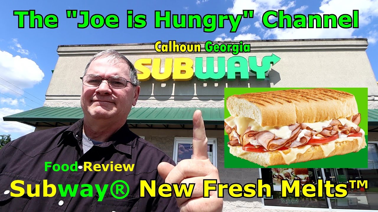 Subway® New Fresh Melts™ Ham & Cheese Melt Ooey Gooey Joe is Hungry