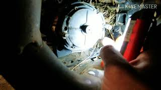 3000 lb warn winch on yamaha stuck in free spool