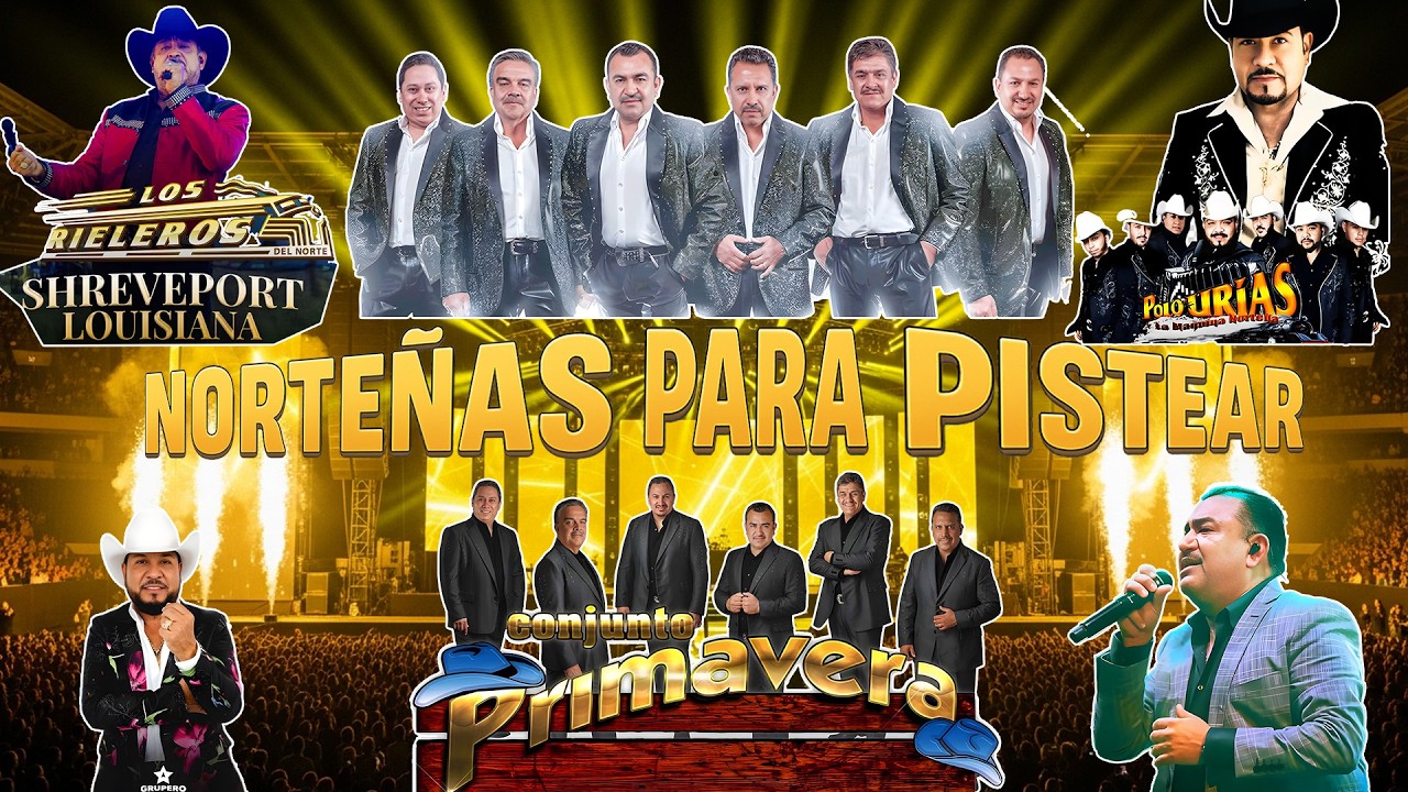 Puras Norteñas Viejitas Mix 🎶 Los Rieleros del Norte y Conjunto Primavera y Polo Urias