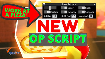 Roblox Work At A Pizza Place Script | New Update | Working
