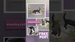 Low Poly Cat - Free Papercraft Template Download Pdf
