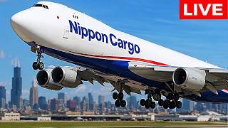 🔴LIVE BUSY AIRPORT ACTION at CHICAGO O'HARE | SIGHTS & SOUNDS of PURE AVIATION | AVGEEK ORD PLANES