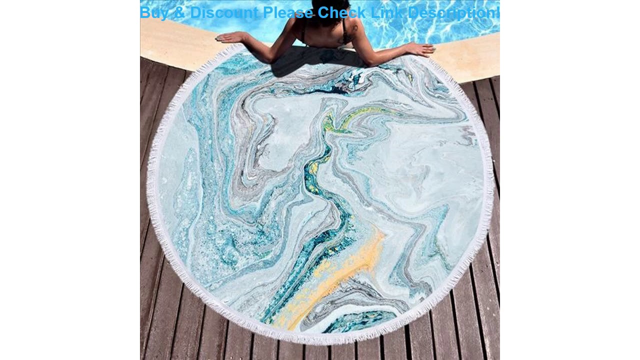 Top "Round Beach Towel Purple Galaxy Round Tablecloth Teens Circle Yoga Mat with Tassels Beaches De