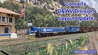 Conrail's O&WV Division Layout Update -January 2025