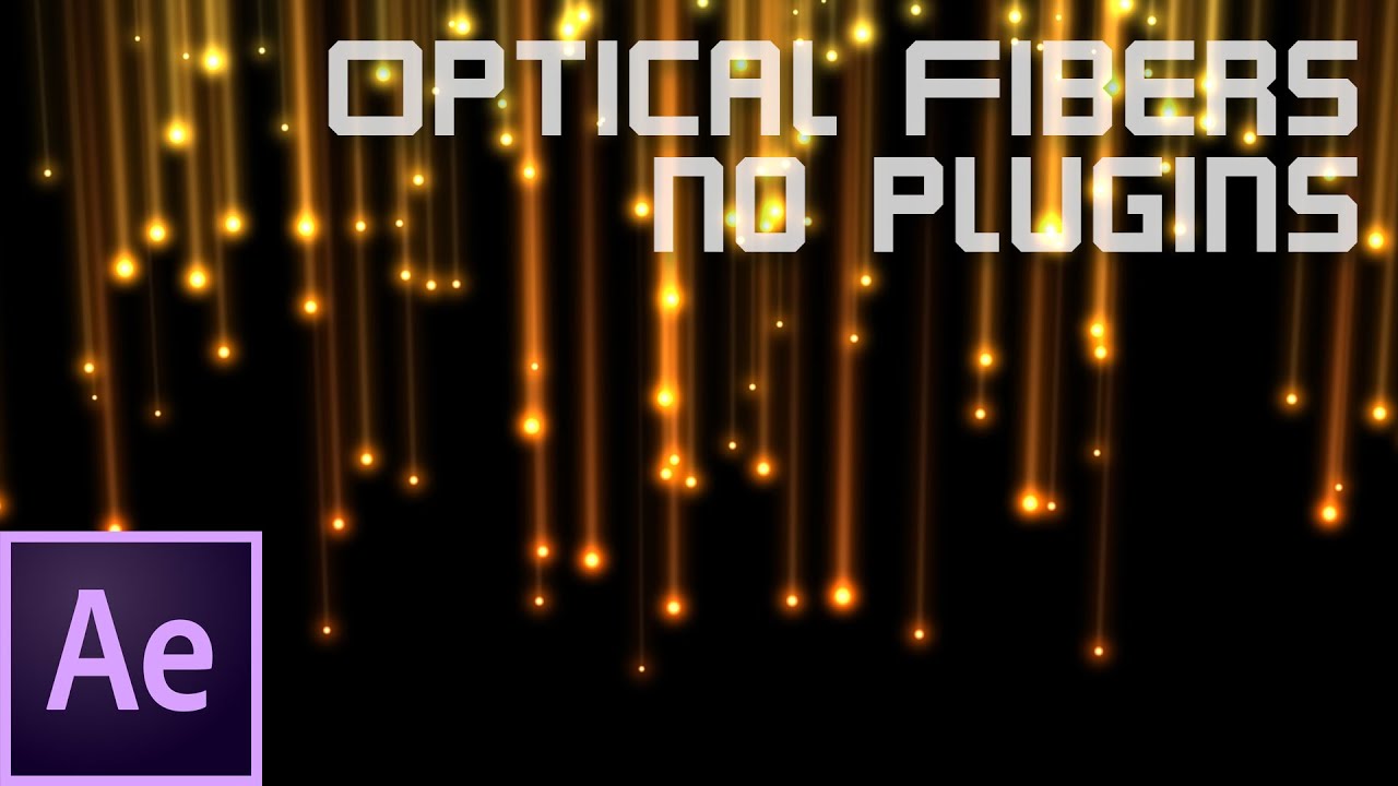 After Effects Falling Optical Fibers. No Plugins. - YouTube