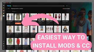 How to use the CURSEFORGE APP for THE SIMS 4 | Tutorial screenshot 1