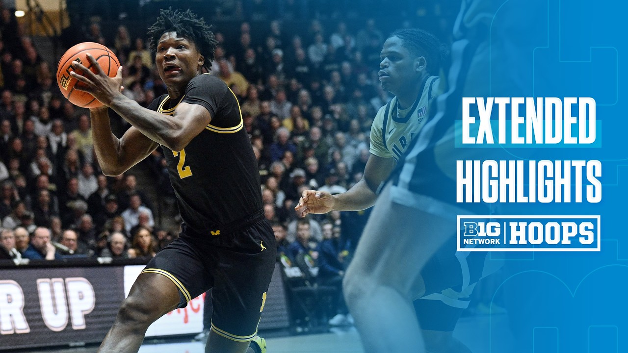 Michigan at Purdue | EXTENDED HIGHLIGHTS | Big Ten Basketball | 02/17/2026