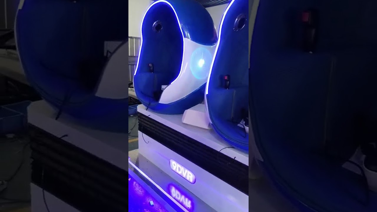 Hot-selling Double Seats 9D VR simulator with double egg chairs game machine