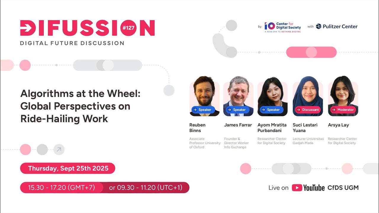 Difussion #127 “Algorithms at the Wheel: Global Perspectives on Ride-Hailing Work”