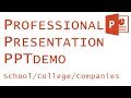 Make your professional presentation  professional ppt  education funda