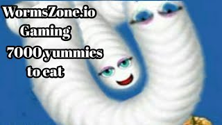 12WormsZone.io Game Missions 7000 yummies to eat screenshot 1
