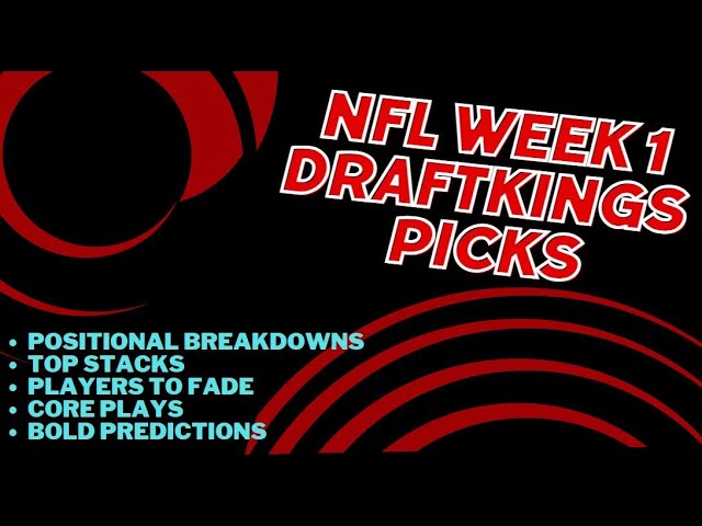 best nfl draftkings lineup week 1