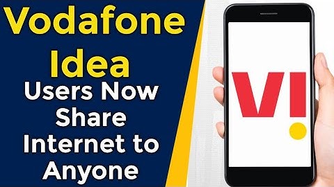 Vodafone Idea Big Dhamaka | Now share your Internet Data to Anyone